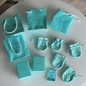 Tiffany & Co. Turquoise Gift bags and boxes